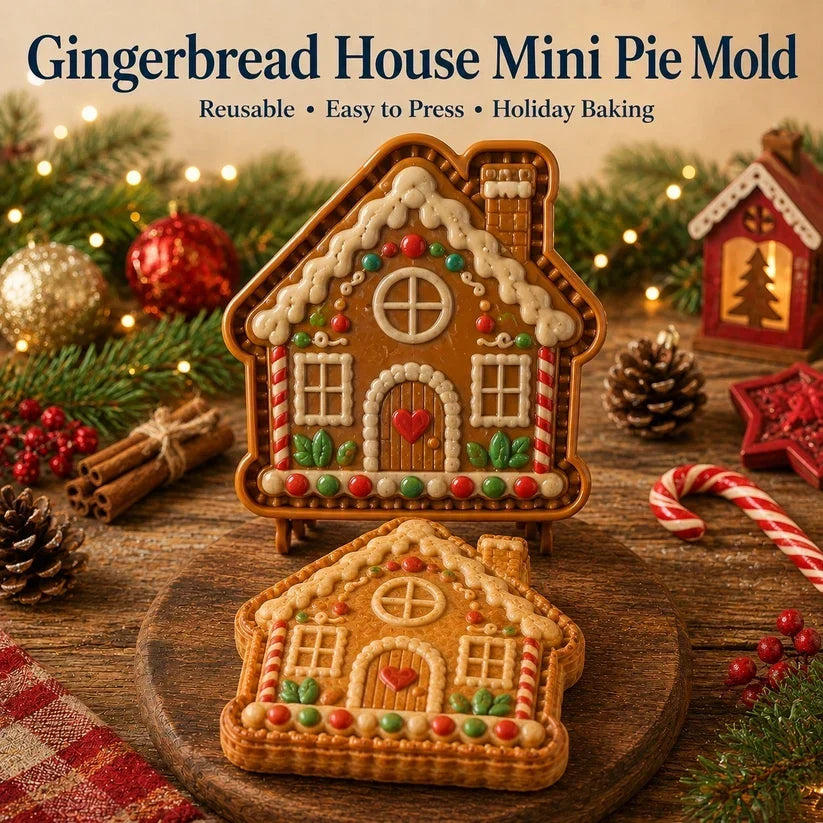 🔥Only $8.99 Last Day Promotion!✨ 🎄16-Design Christmas Mini Pie Mold Collection 🥧