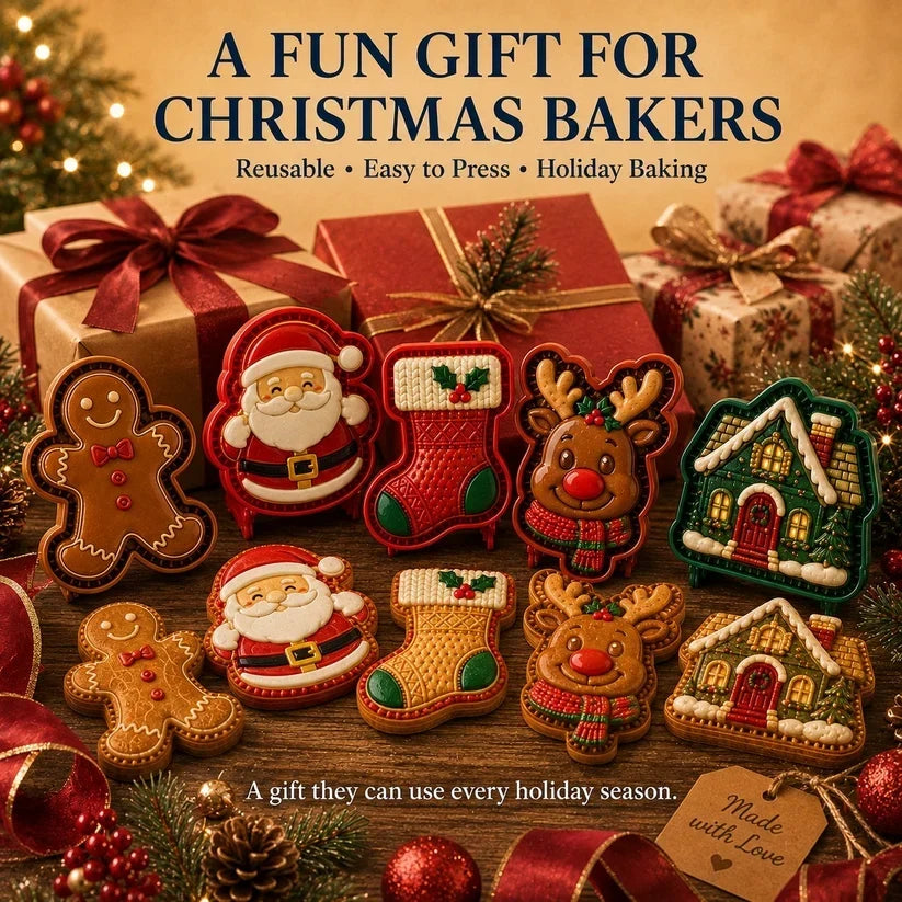 🔥Only $8.99 Last Day Promotion!✨ 🎄16-Design Christmas Mini Pie Mold Collection 🥧