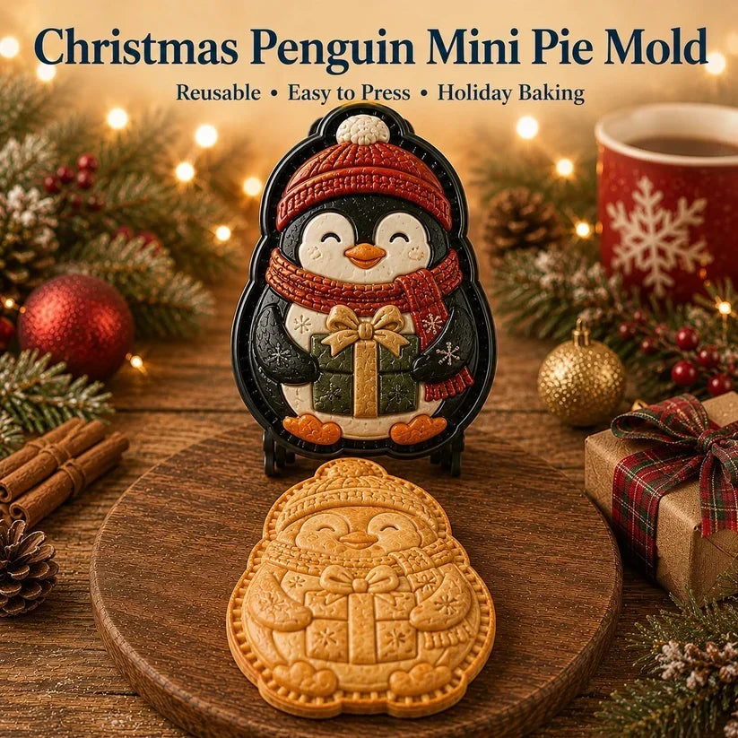 🔥Only $8.99 Last Day Promotion!✨ 🎄16-Design Christmas Mini Pie Mold Collection 🥧