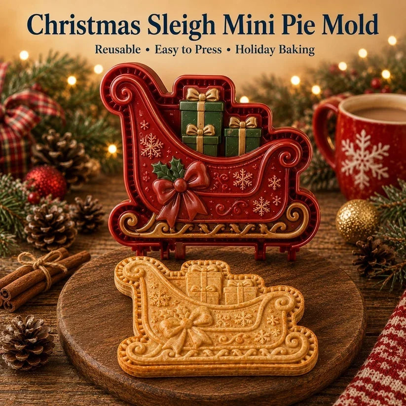 🔥Only $8.99 Last Day Promotion!✨ 🎄16-Design Christmas Mini Pie Mold Collection 🥧